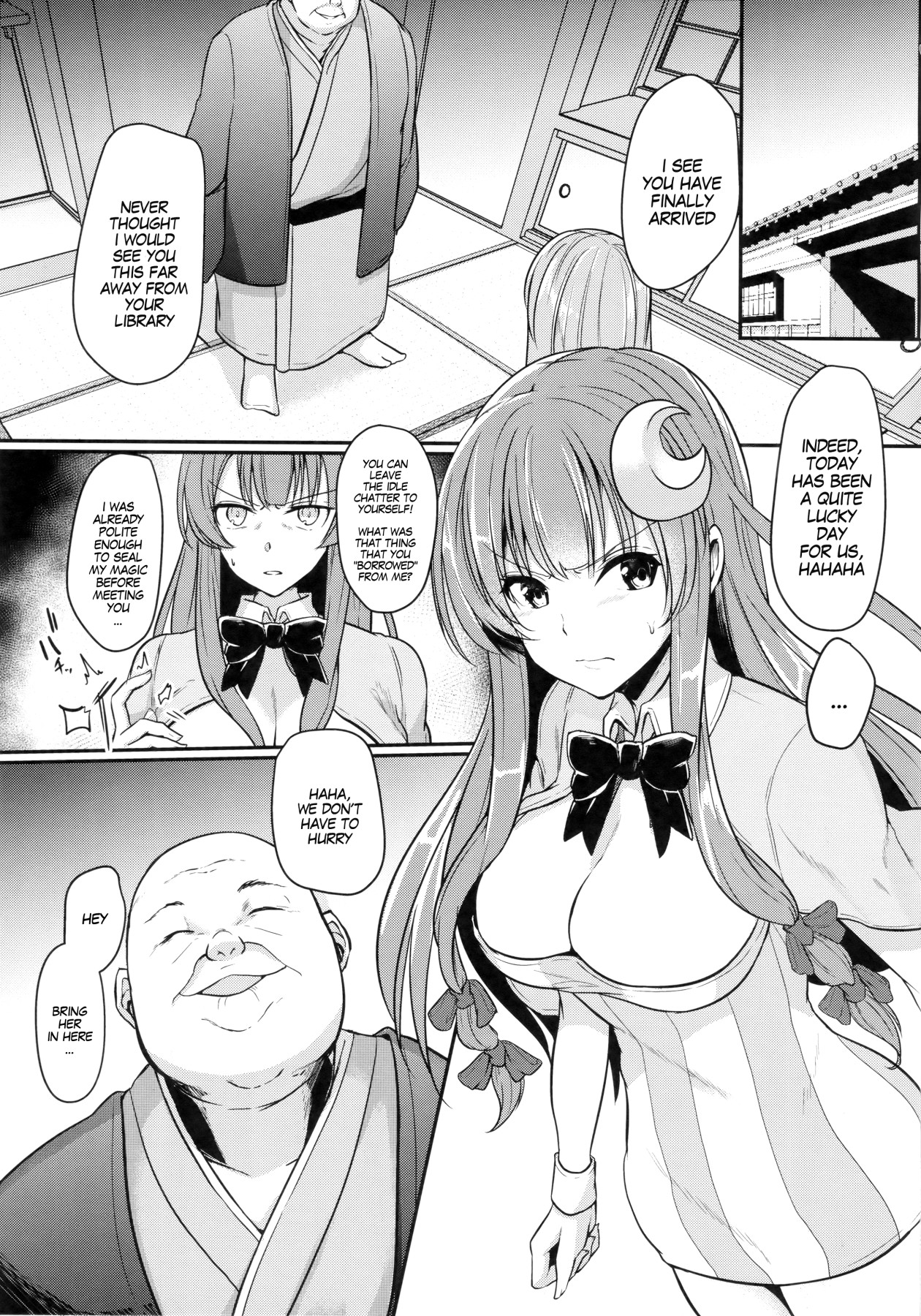 Hentai Manga Comic-Patchouli As A Substitute-Read-2